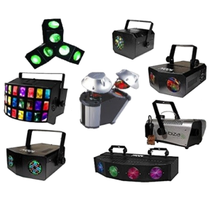 Pack de 4 jeux de lumières automatiques
