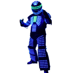 Costume Robot Led + Gants laser